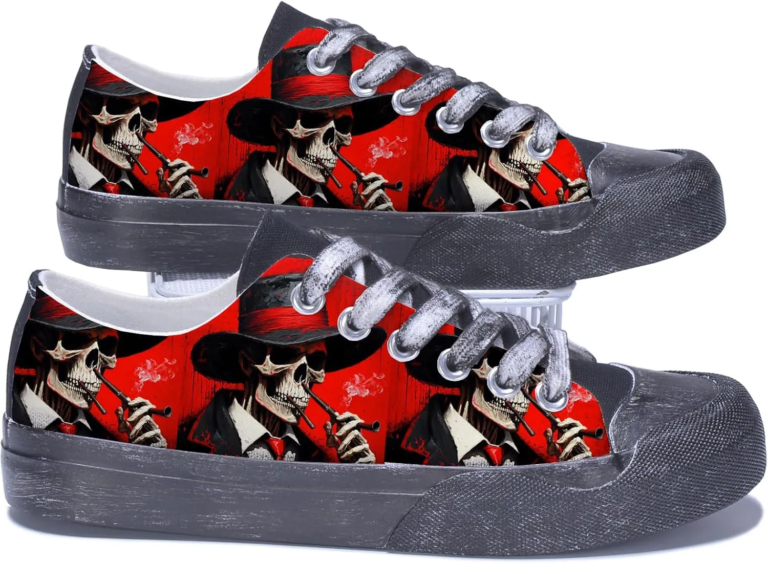 Custom Men's Canvas Low Top Fashion Sneaker Customized Personalized Cosplay Design with Photo Lace-up Classic Casual Shoes for Women Gift