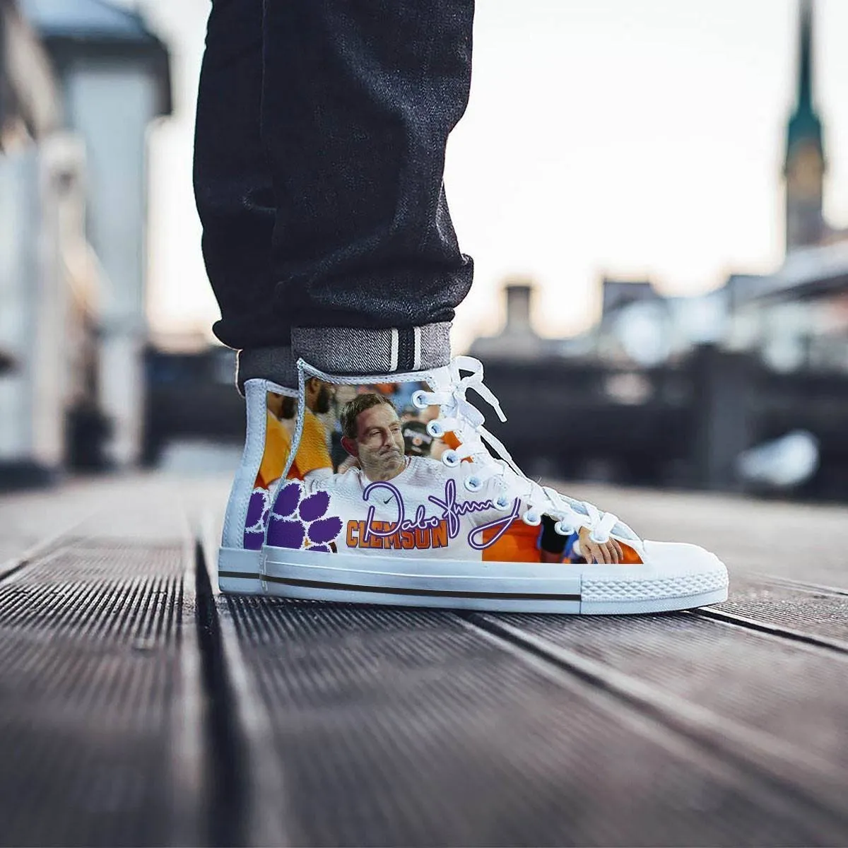dabo swinney mens high top sneakers high top