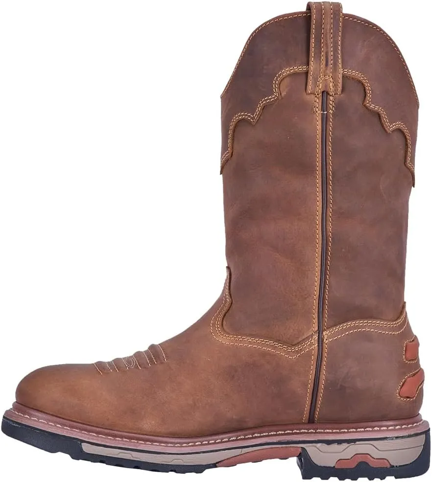 Dan Post Mens Journeyman Waterproof Composite Toe Work Safety Shoes Casual - Brown
