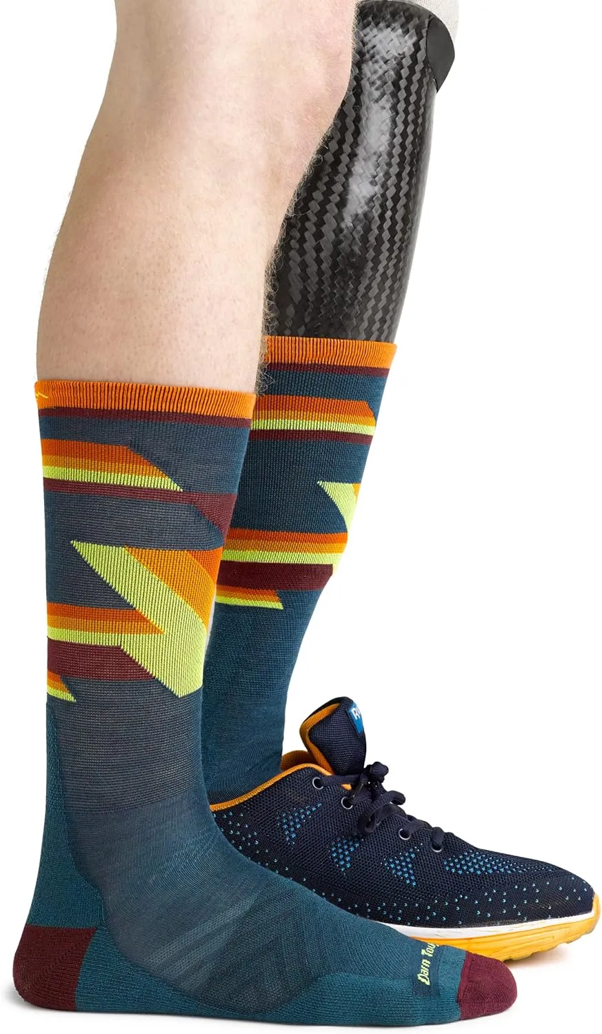 Darn Tough Men's Bolt Micro Crew Ultra-Lightweight with Cushion Running Sock (Style 1056) -