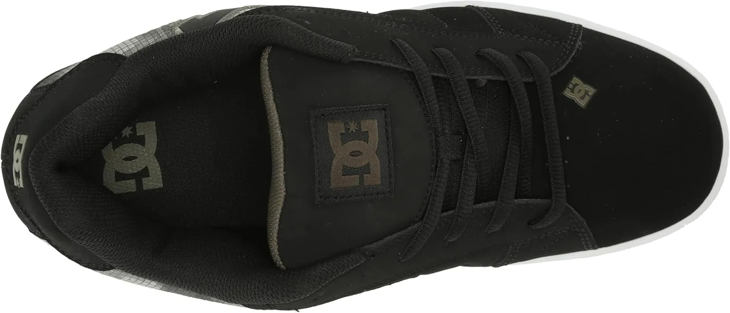 DC Men's Net Low Top Lace Up Casual Skate Shoe Sneaker