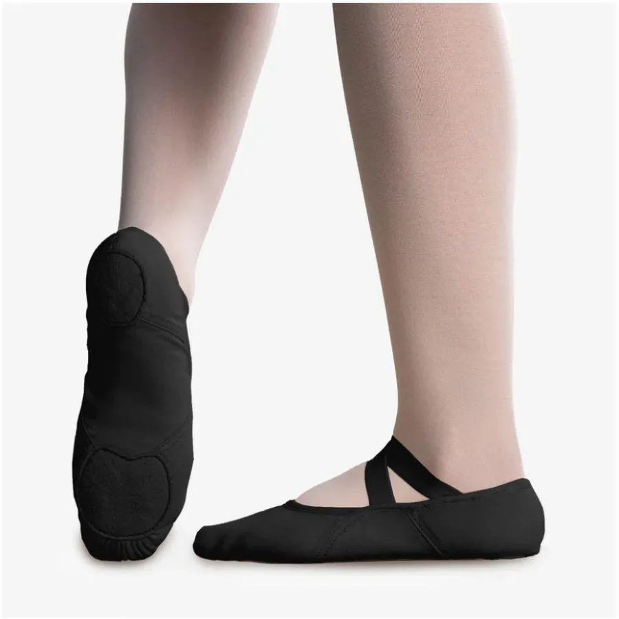 Diamond Canvas Ballet Shoe
