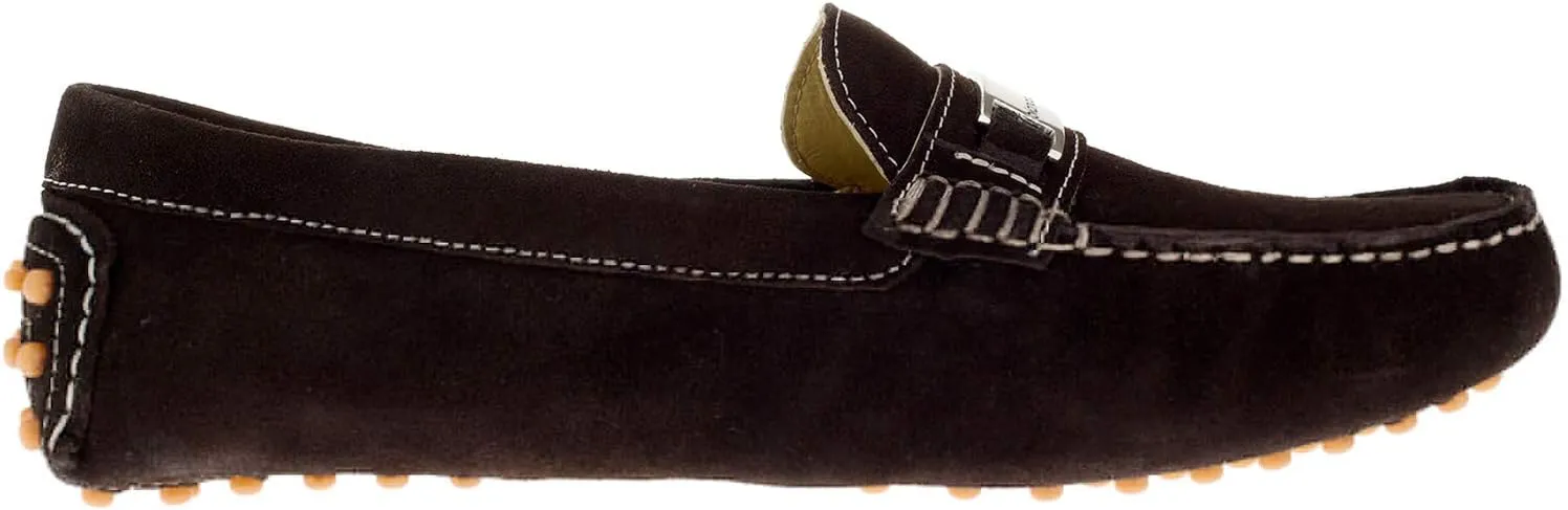 DTI BB Signature Drefinno Mens Suede Leather Shoes Slip-On Driving Shoe Loafer