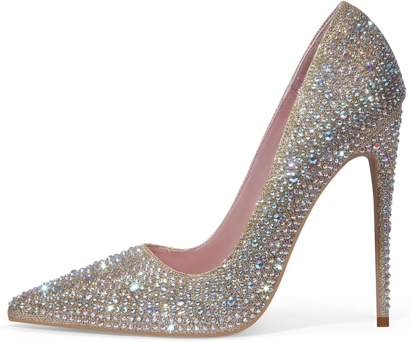Elisabet Tang Women Pumps, Pointed Toe High Heel 4.7 inch/12cm Party Stiletto Heels Shoes