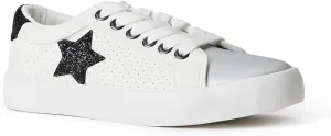 FabKids Kids Sneakers Boys Girls White Shoes Low Top Lace Up Footwear for Toddler Little Kid Big Kid
