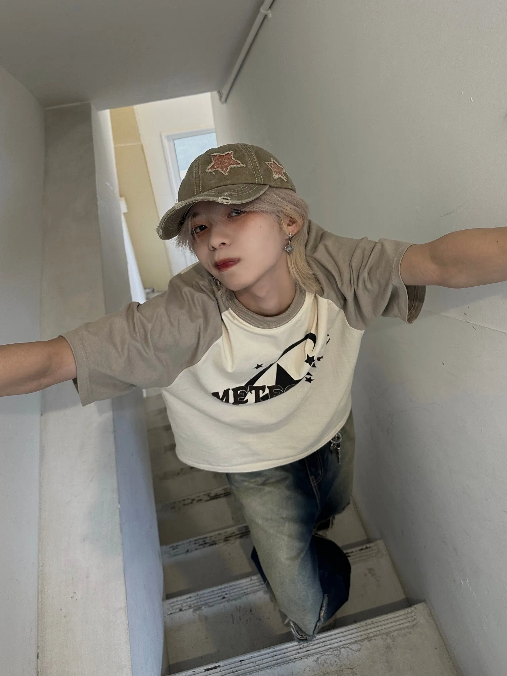 [FLAT ROOM] five-pointed star cap FL56