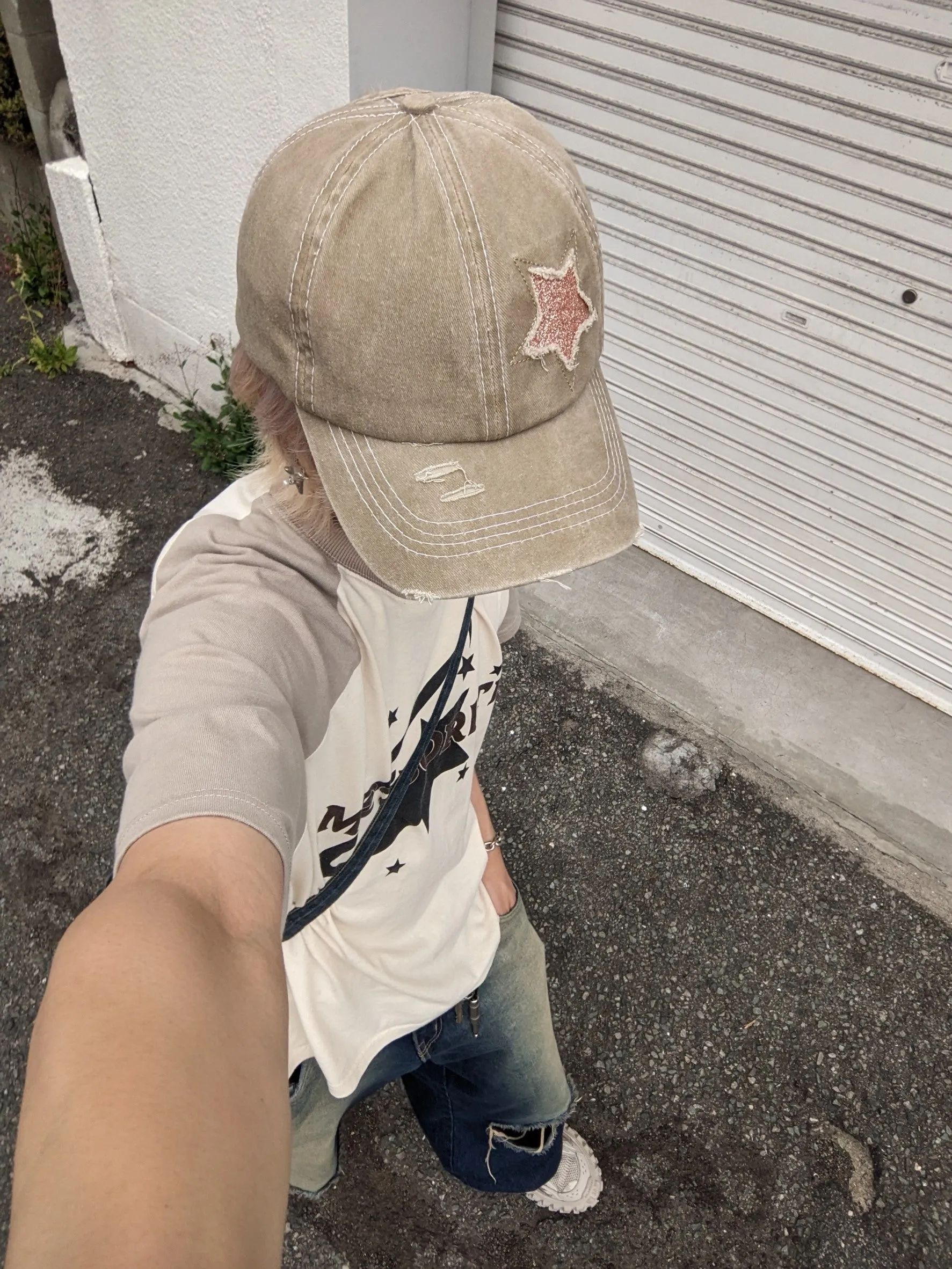 [FLAT ROOM] five-pointed star cap FL56