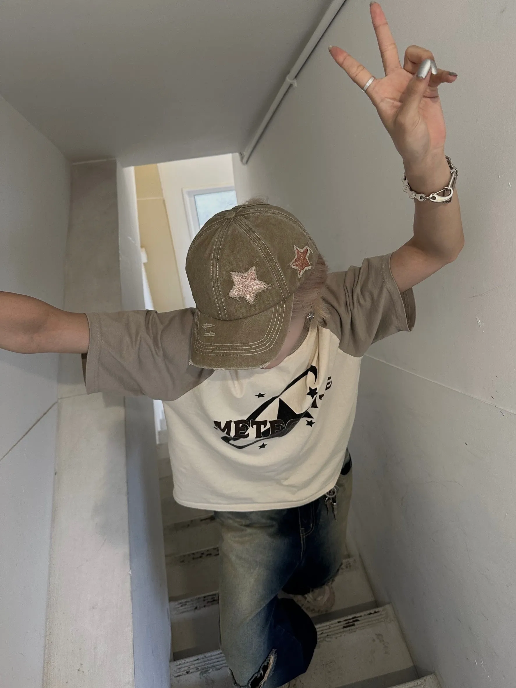 [FLAT ROOM] five-pointed star cap FL56