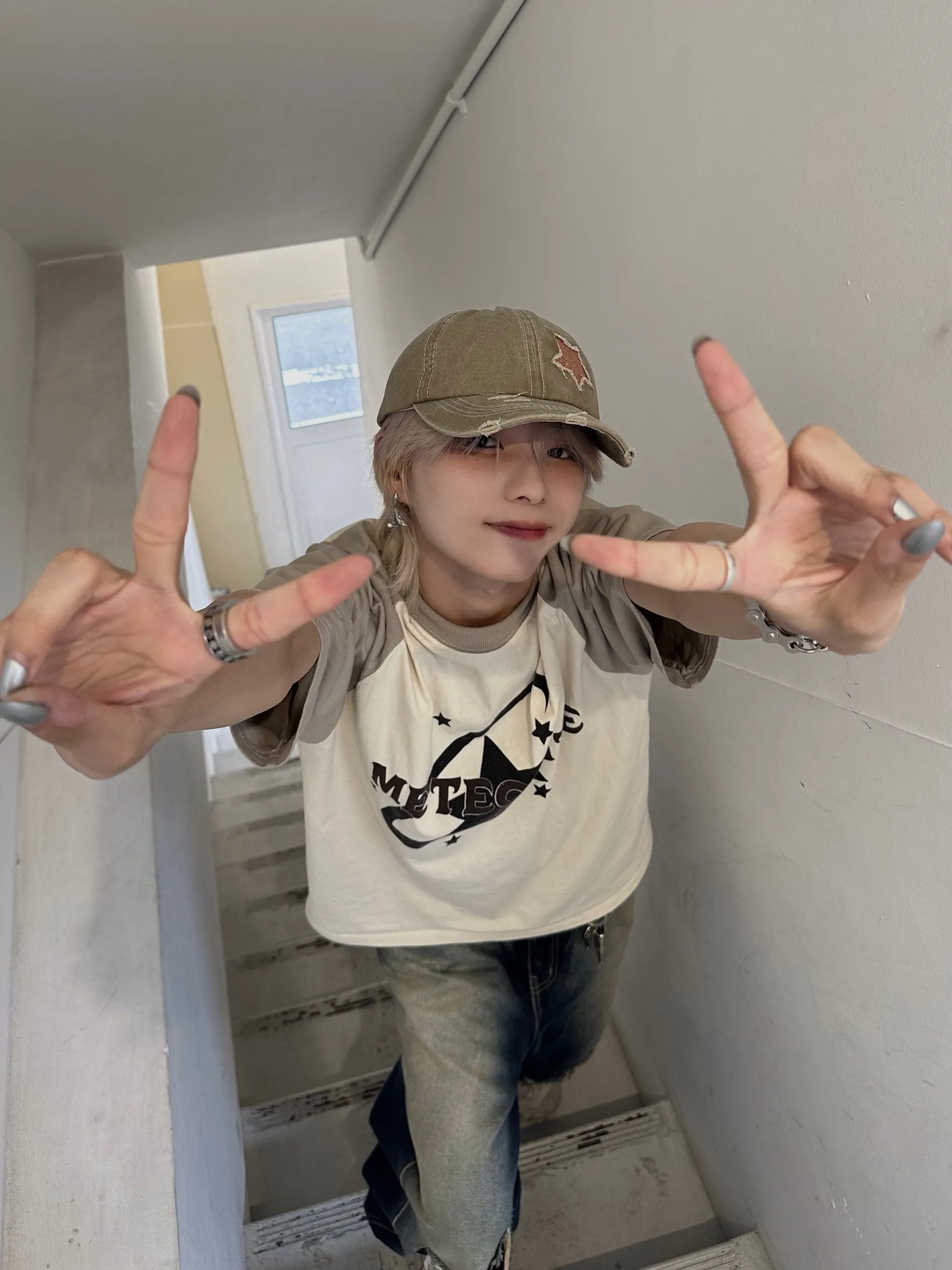[FLAT ROOM] five-pointed star cap FL56