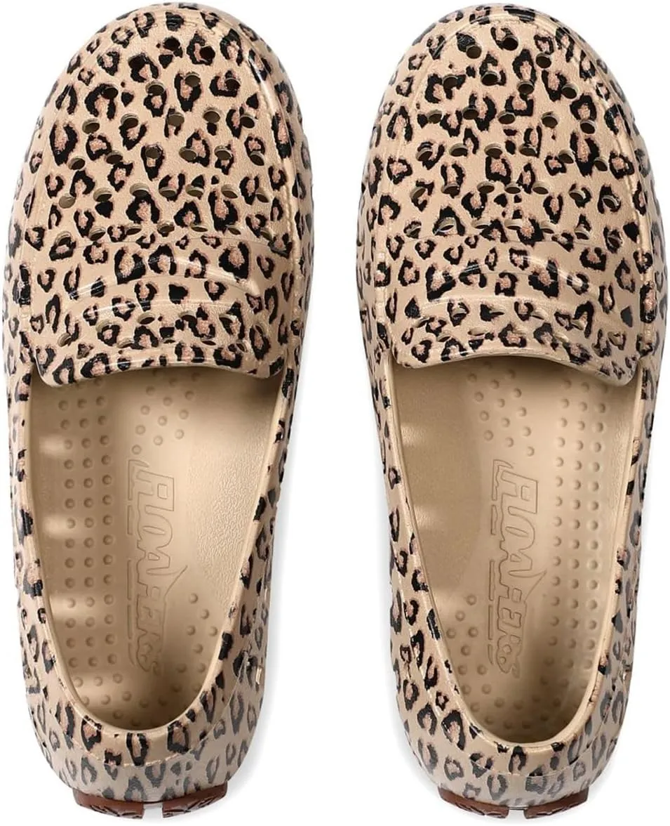 Floafers Girl's Prodigy Driver Animal Print (Toddler/Little Big Kid) Driving Style Loafer