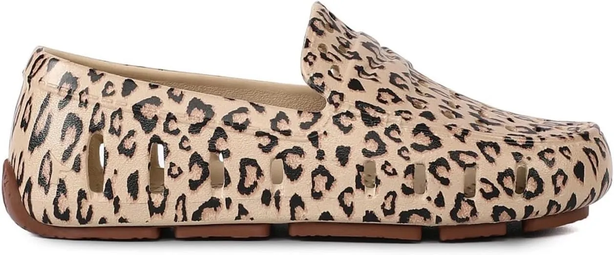 Floafers Girl's Prodigy Driver Animal Print (Toddler/Little Big Kid) Driving Style Loafer