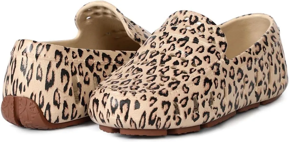 Floafers Girl's Prodigy Driver Animal Print (Toddler/Little Big Kid) Driving Style Loafer