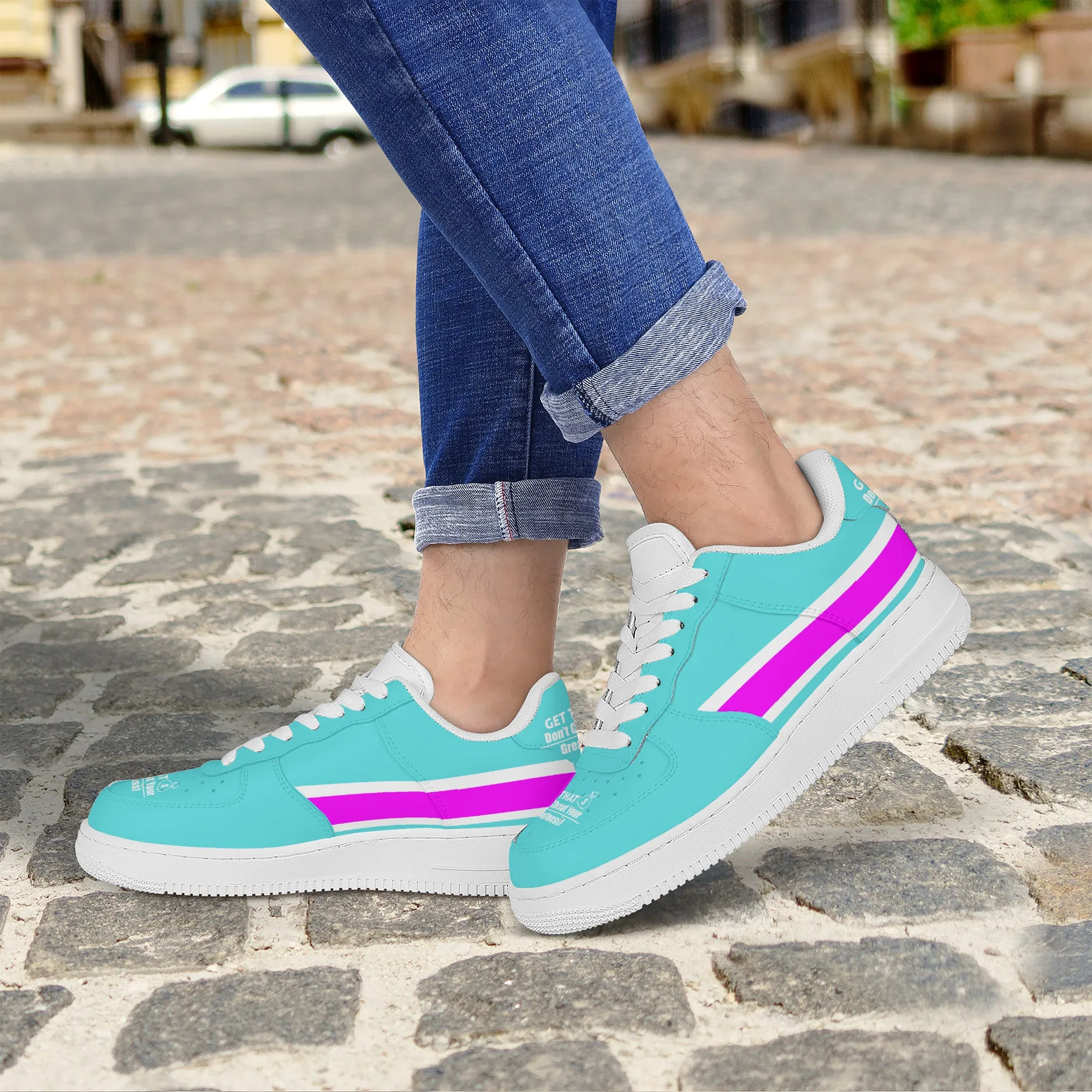 Get That Bag, Low Top Unisex Sneaker