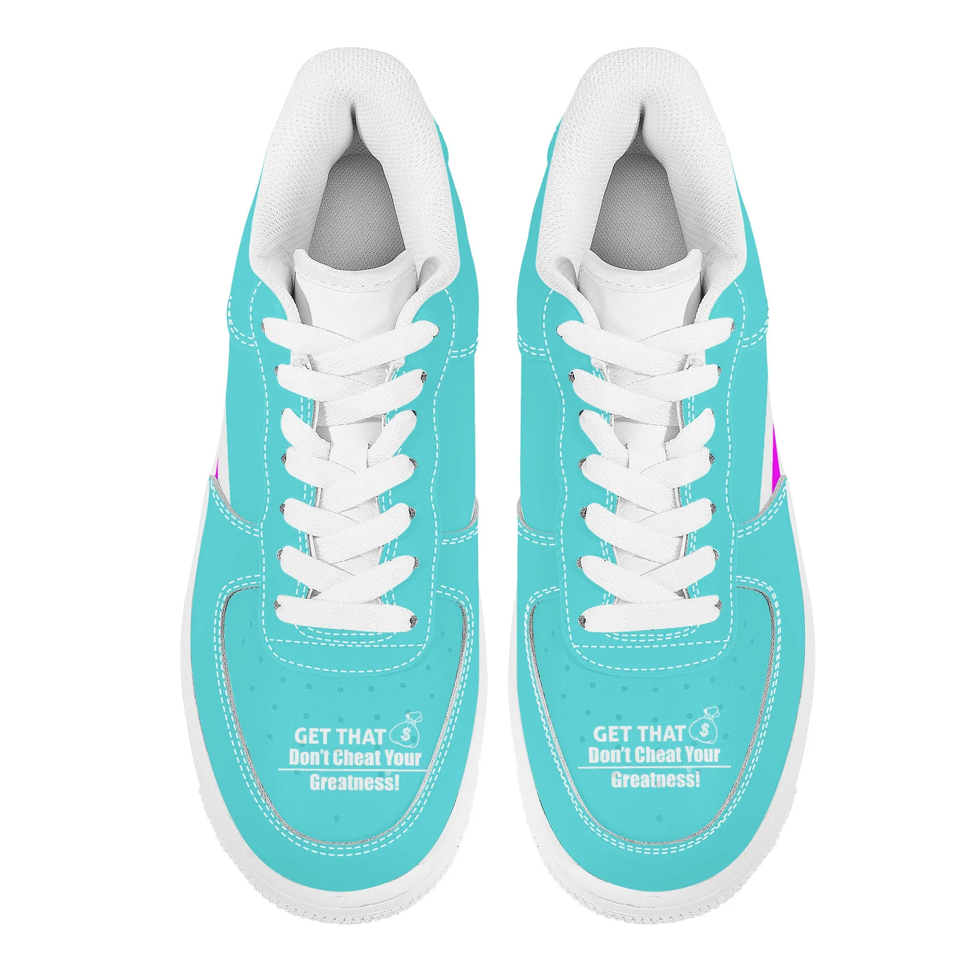 Get That Bag, Low Top Unisex Sneaker