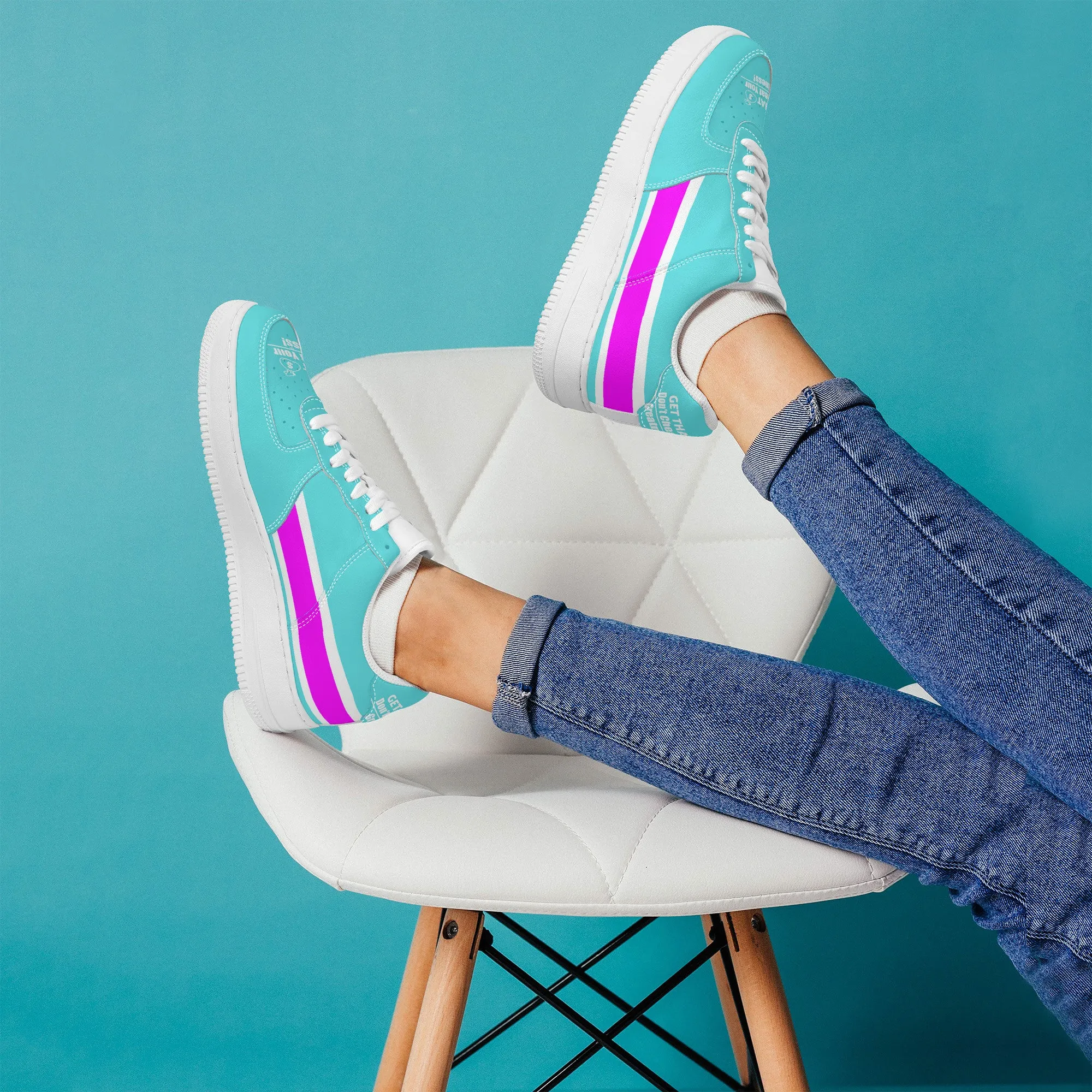 Get That Bag, Low Top Unisex Sneaker