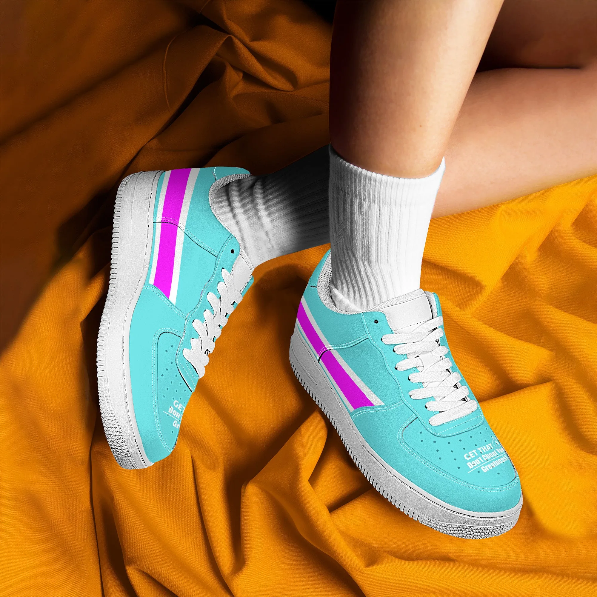 Get That Bag, Low Top Unisex Sneaker