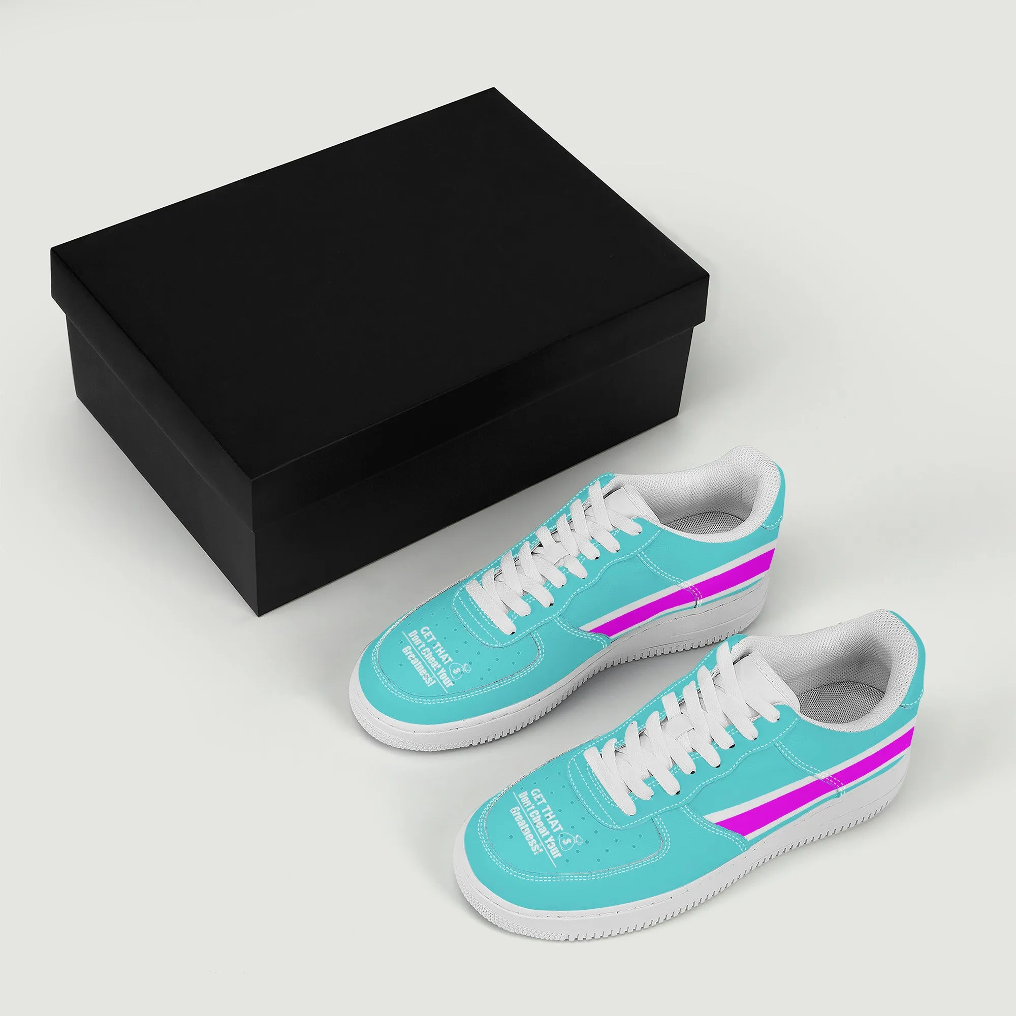 Get That Bag, Low Top Unisex Sneaker