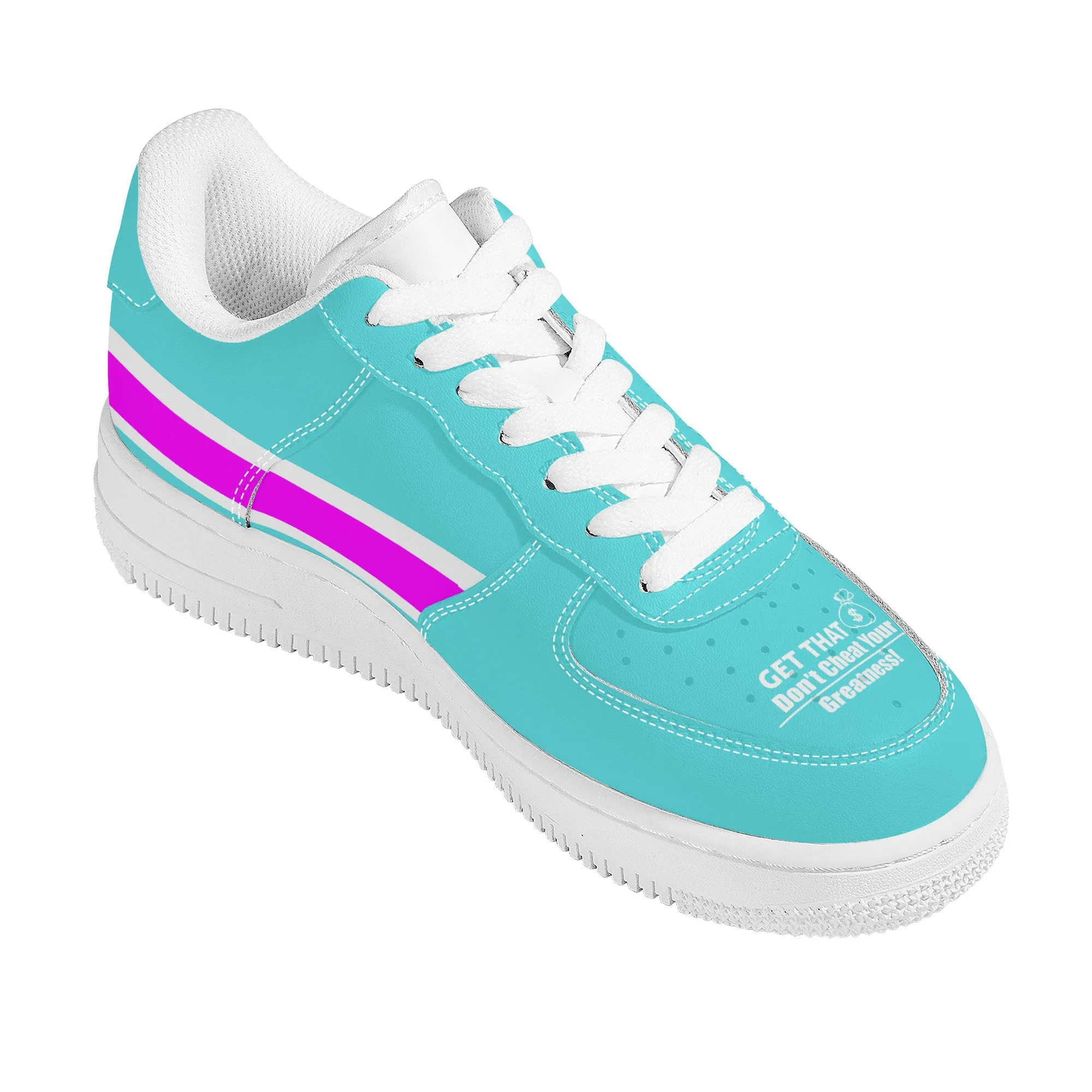 Get That Bag, Low Top Unisex Sneaker