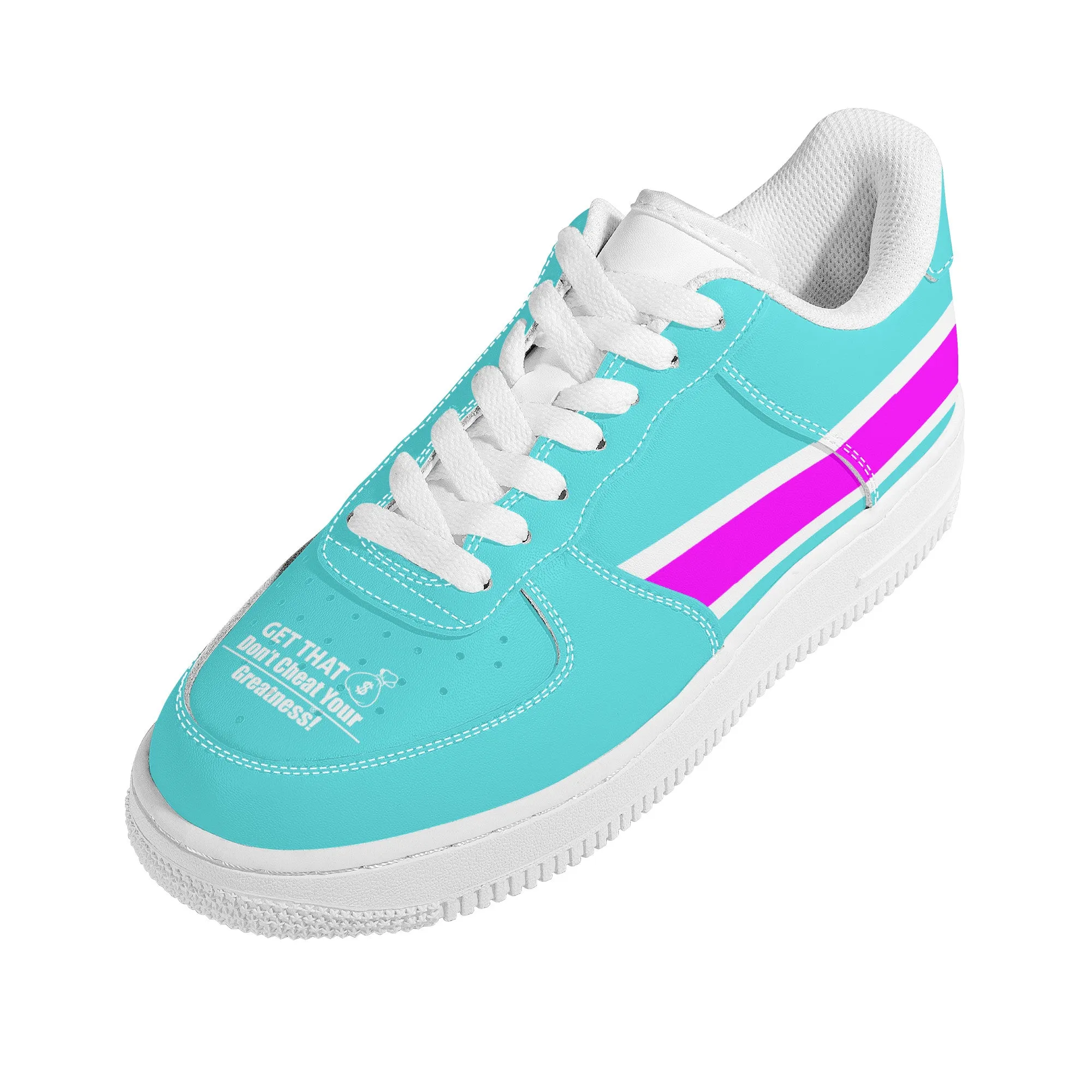 Get That Bag, Low Top Unisex Sneaker