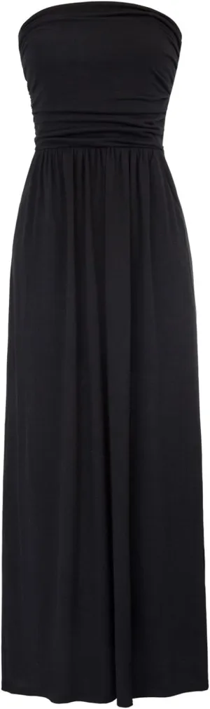 GRACE KARIN Women Strapless Casual Loose Ruched Long Maxi Dress with Pockets