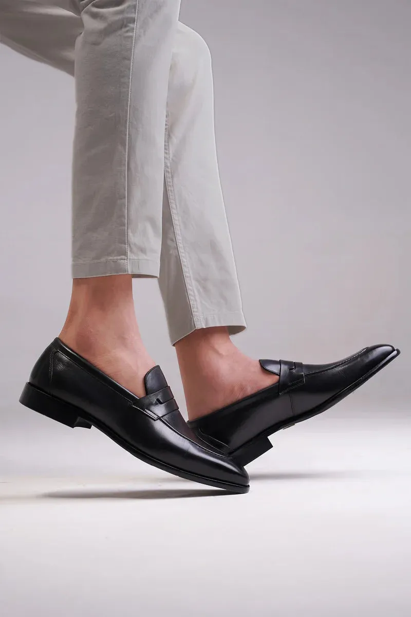 Handmade Brown Leather Moccasins for Men