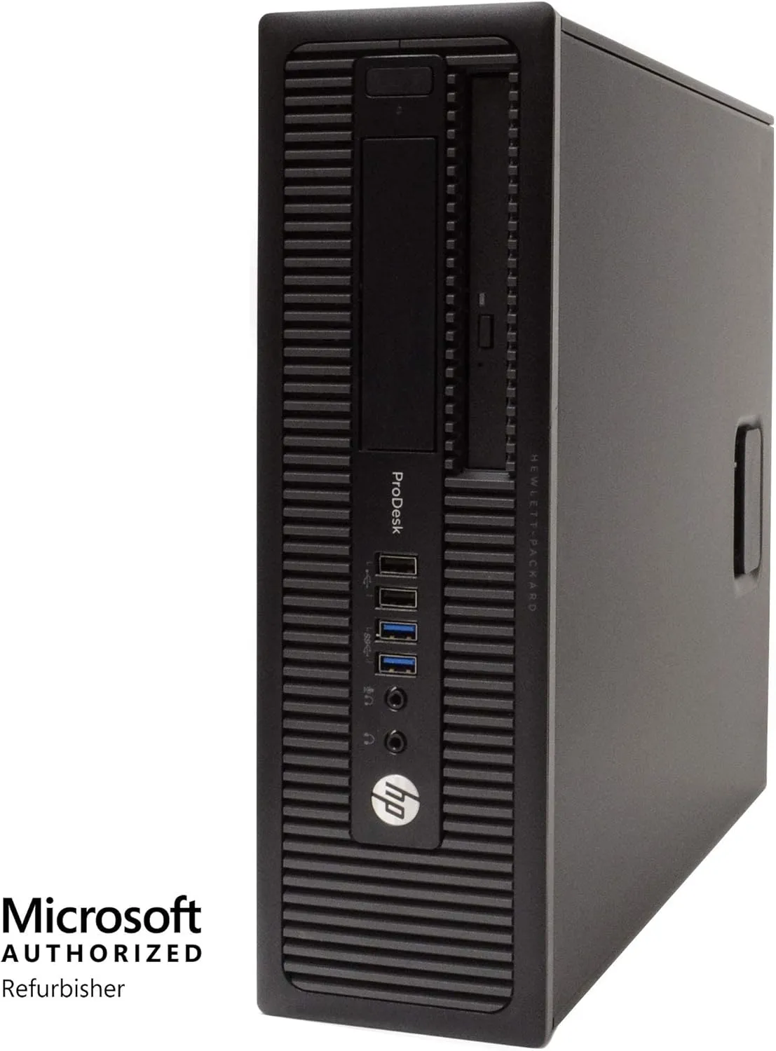 HP ProDesk 600G1 Small Desktop Computer (SFF) | Quad Core Intel i5 (3.20GHz) | 8GB DDR3 RAM | 500GB HDD Hard Disk Drive | Windows 10 Pro | 24in Monitor | RGB Mouse   Keyboard (Renewed)