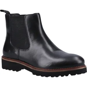 Hush Puppies Gwyneth Chelsea Suede Women's Black Boots