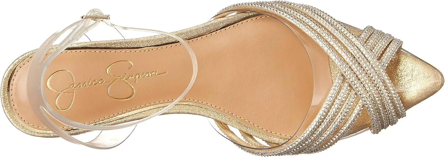 Jessica Simpson Women's Chavi Embellished Evening Flat Ballet