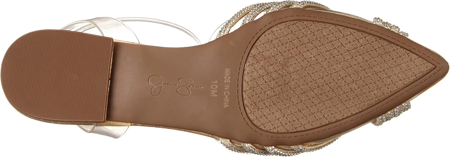 Jessica Simpson Women's Chavi Embellished Evening Flat Ballet