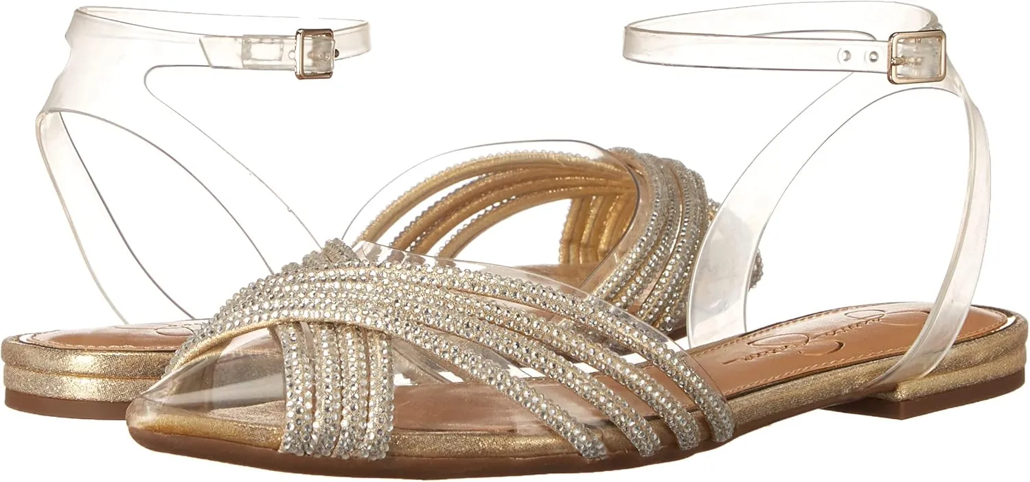 Jessica Simpson Women's Chavi Embellished Evening Flat Ballet