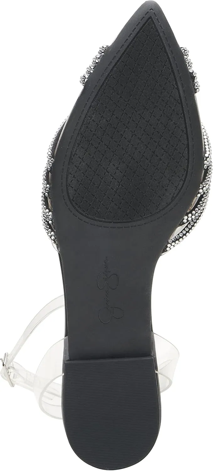 Jessica Simpson Women's Chavi Embellished Evening Flat Ballet