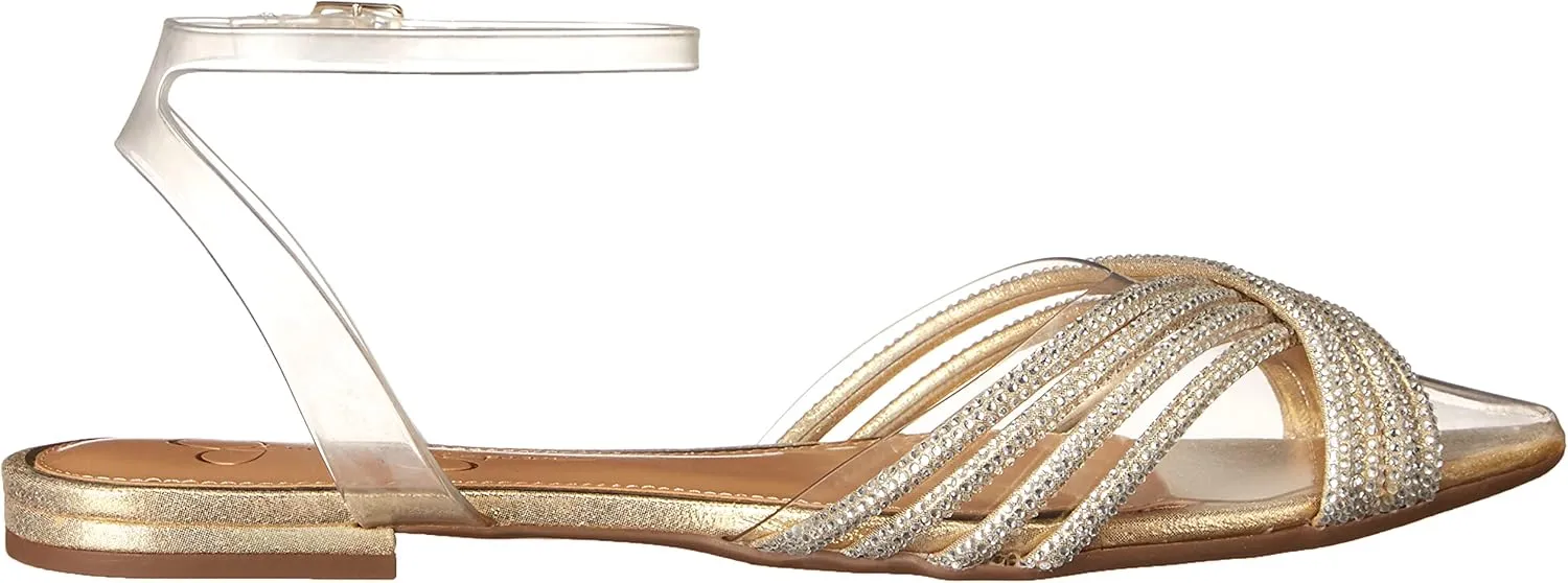 Jessica Simpson Women's Chavi Embellished Evening Flat Ballet