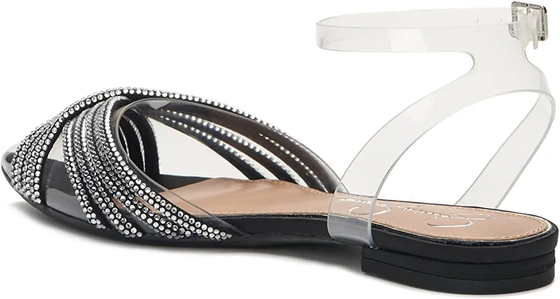 Jessica Simpson Women's Chavi Embellished Evening Flat Ballet