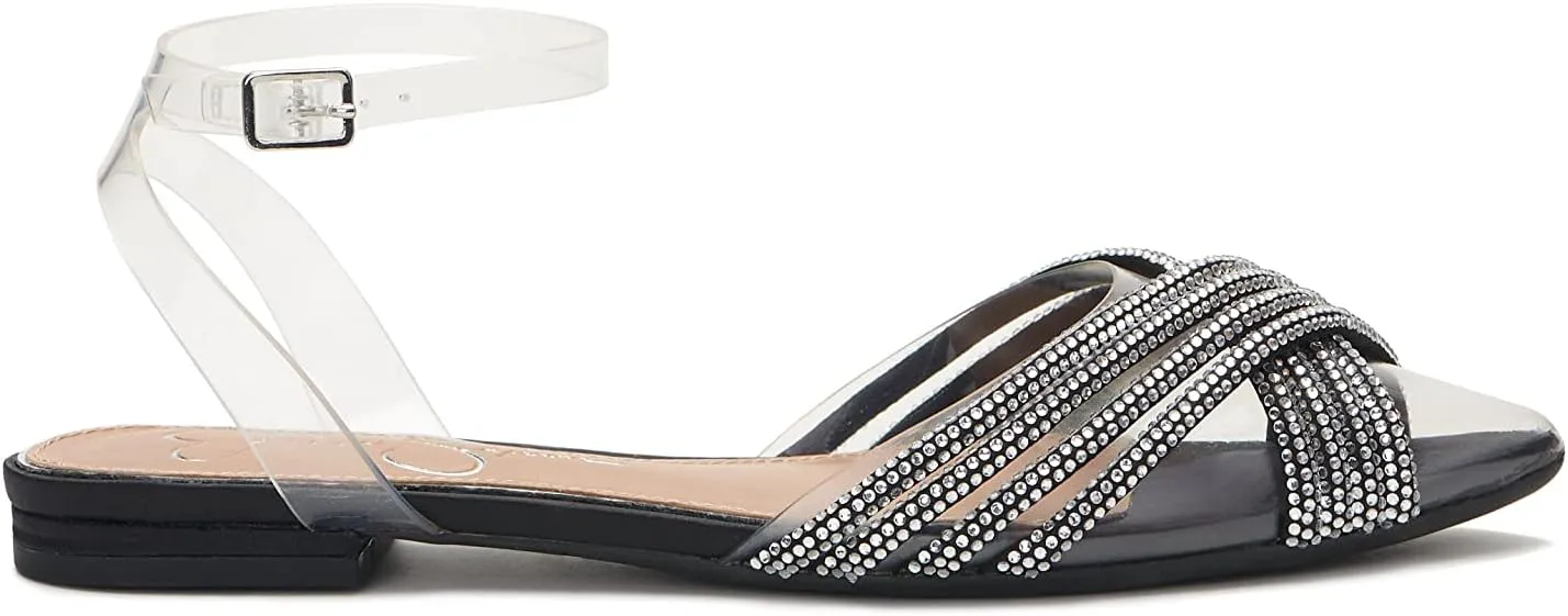 Jessica Simpson Women's Chavi Embellished Evening Flat Ballet
