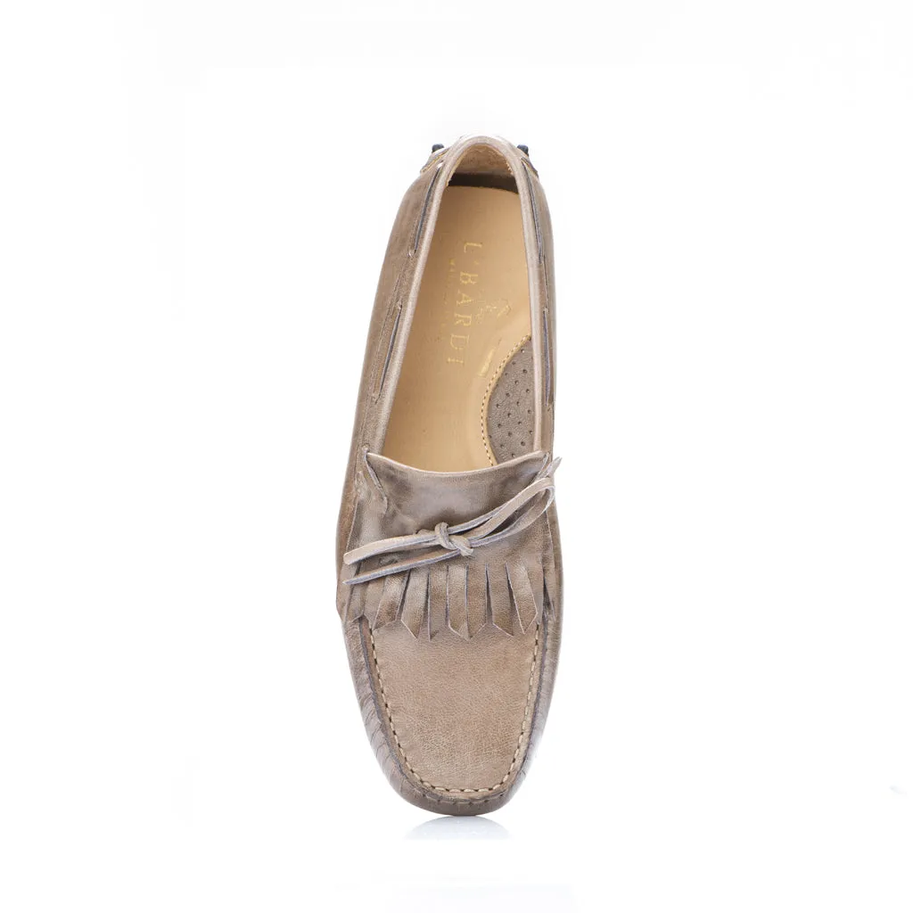 Kiltie Loafer in Impala Shrunken Baby Calf Leather