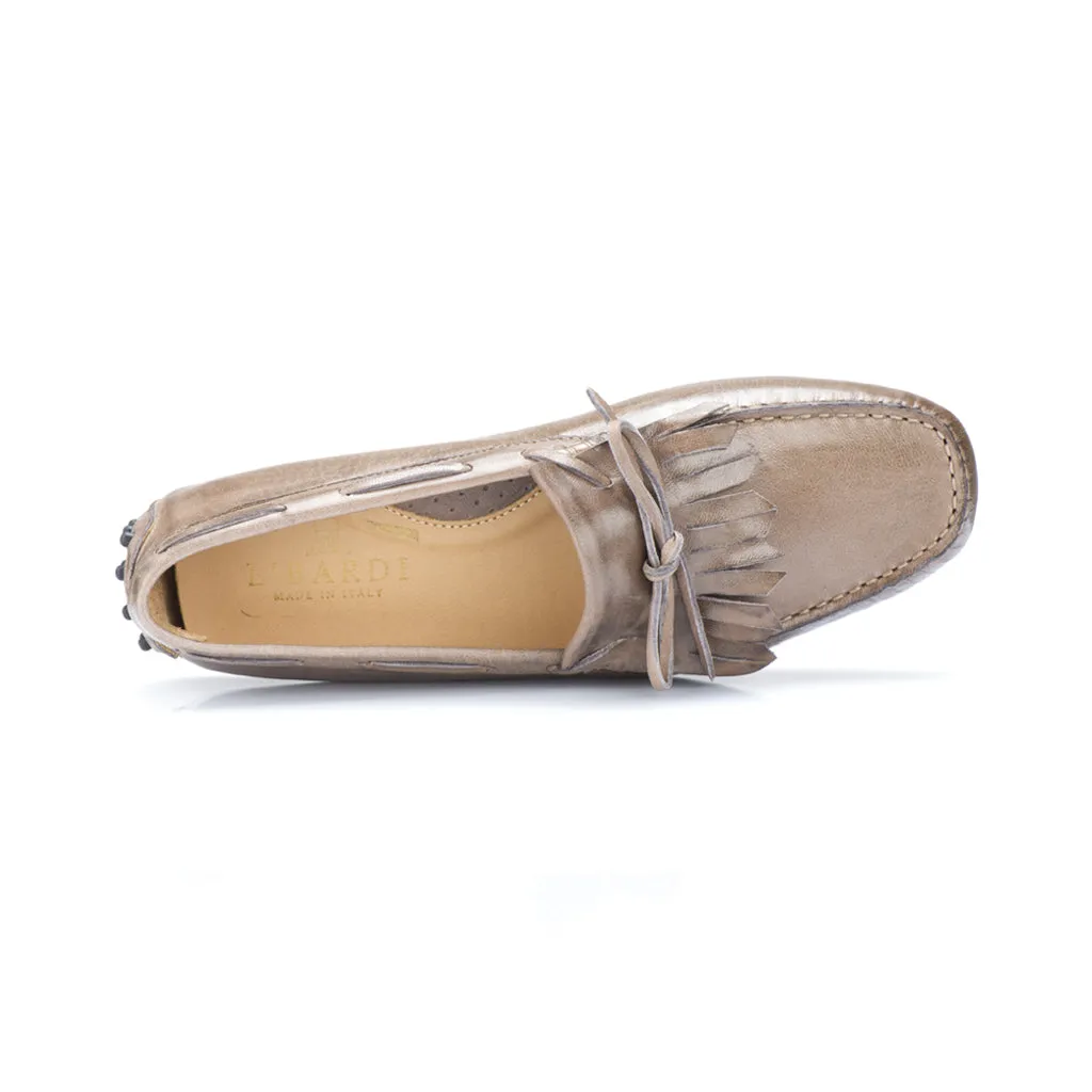 Kiltie Loafer in Impala Shrunken Baby Calf Leather