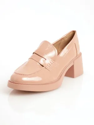 Ladies Classic Chunky Loafer - Blush