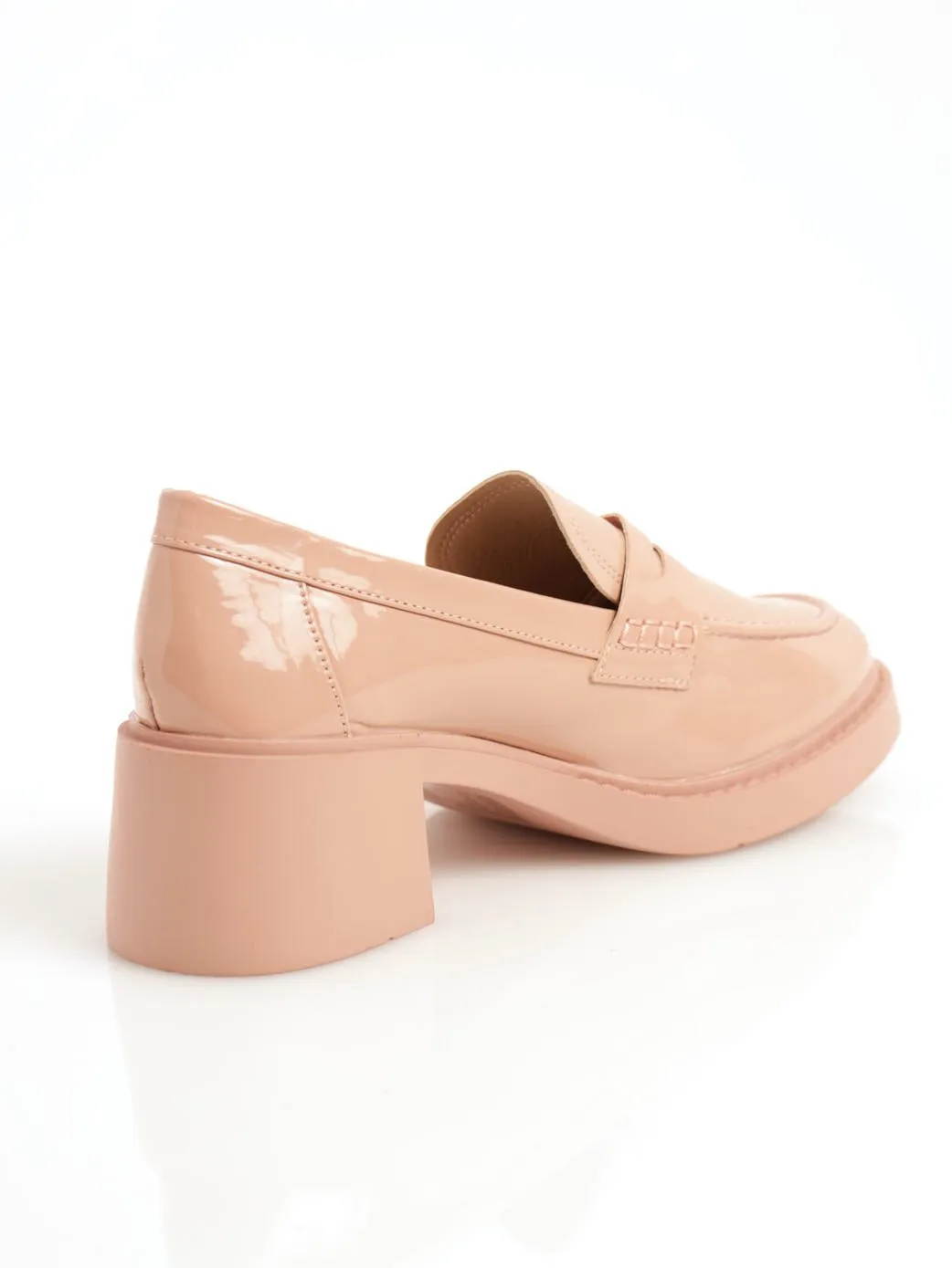 Ladies Classic Chunky Loafer - Blush