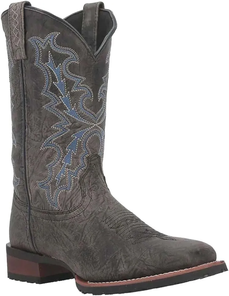 Laredo Mens Winfield Square Toe Casual Boots Mid Calf - Grey
