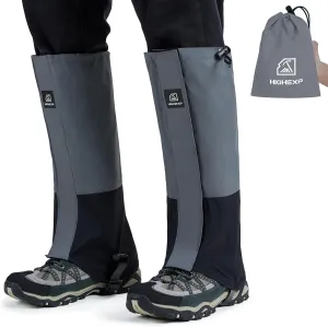 Leg Gaiters 100% Waterproof Adjustable Shoe Snow Boot Guard Gators for Hiking Shoe Cover Hunting Snowshoeing Climbing Walking for Women Men