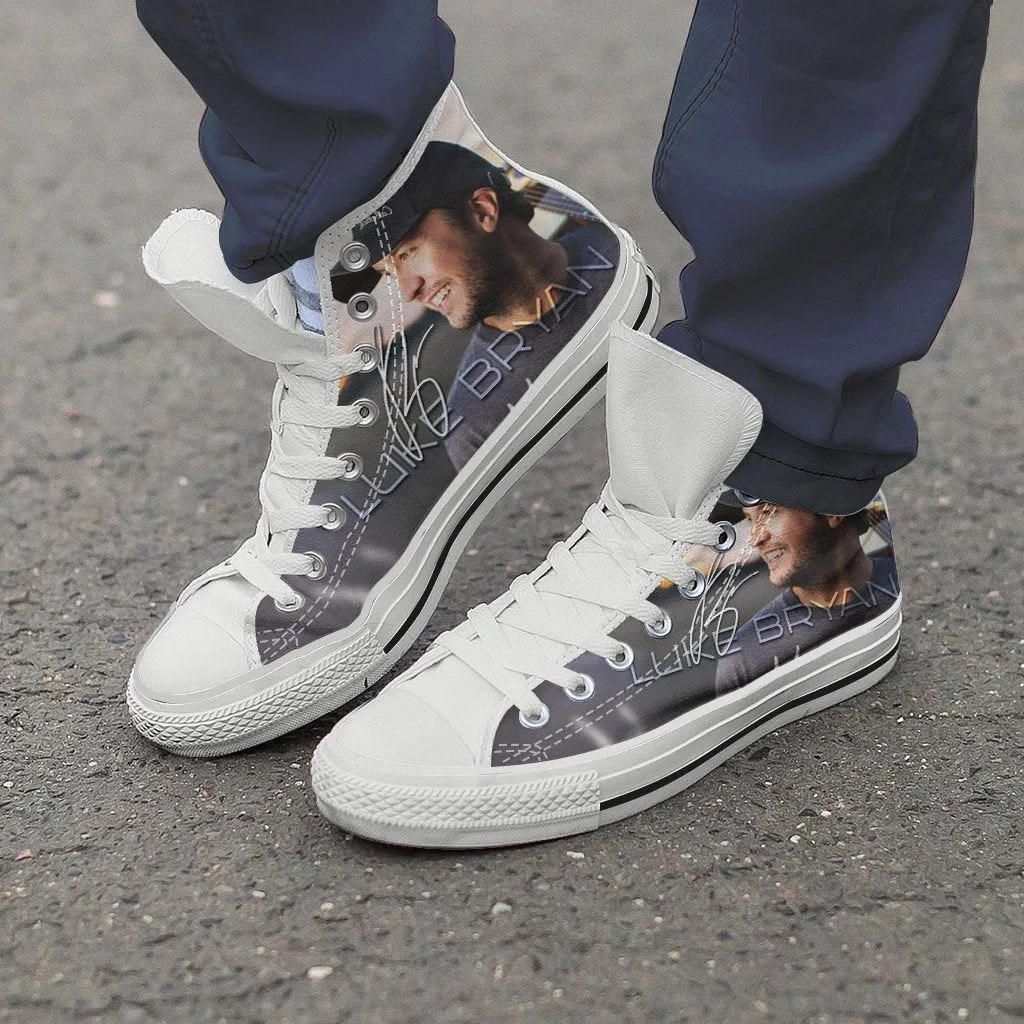 luke bryan ladies high top sneakers