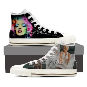 marilyn monroe mens high top sneakers high top