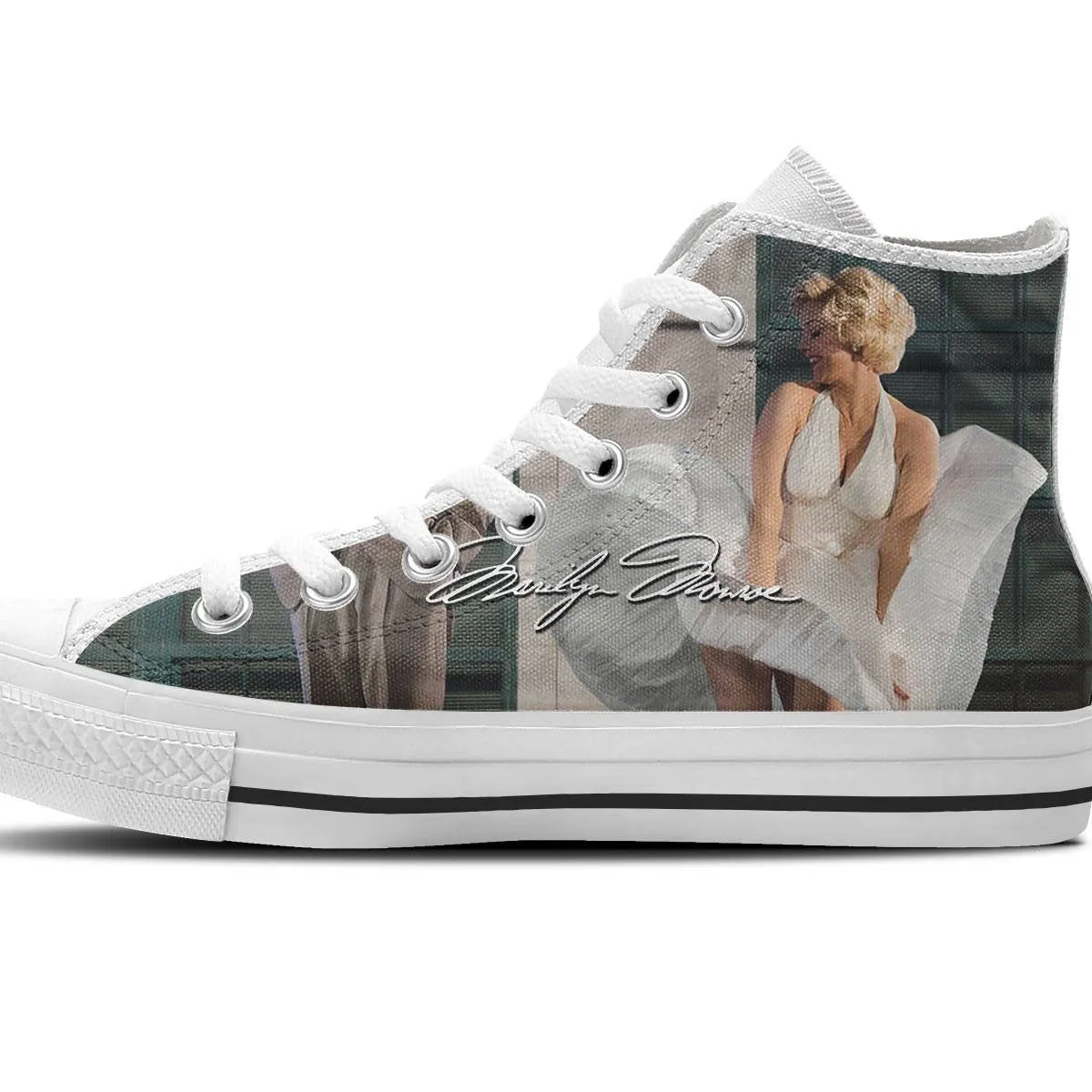 marilyn monroe mens high top sneakers high top