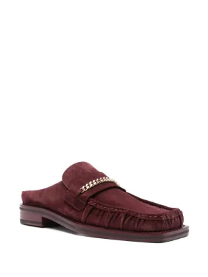 Martine Rose Gathered Square Toe Mule