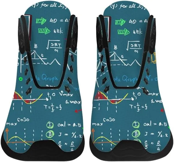 Math Shoes for Men Women Teacher High Top Sneakers Walking Shoes Gifts for Mom Dad
