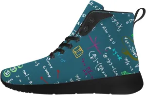 Math Shoes for Men Women Teacher High Top Sneakers Walking Shoes Gifts for Mom Dad