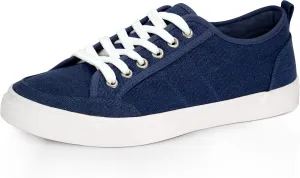 Men's Black Classic Low Top Shoes Canvas Fashion Sneaker with Soft Insole Causal Dress Shoes for Men Comfortable Walking Shoes