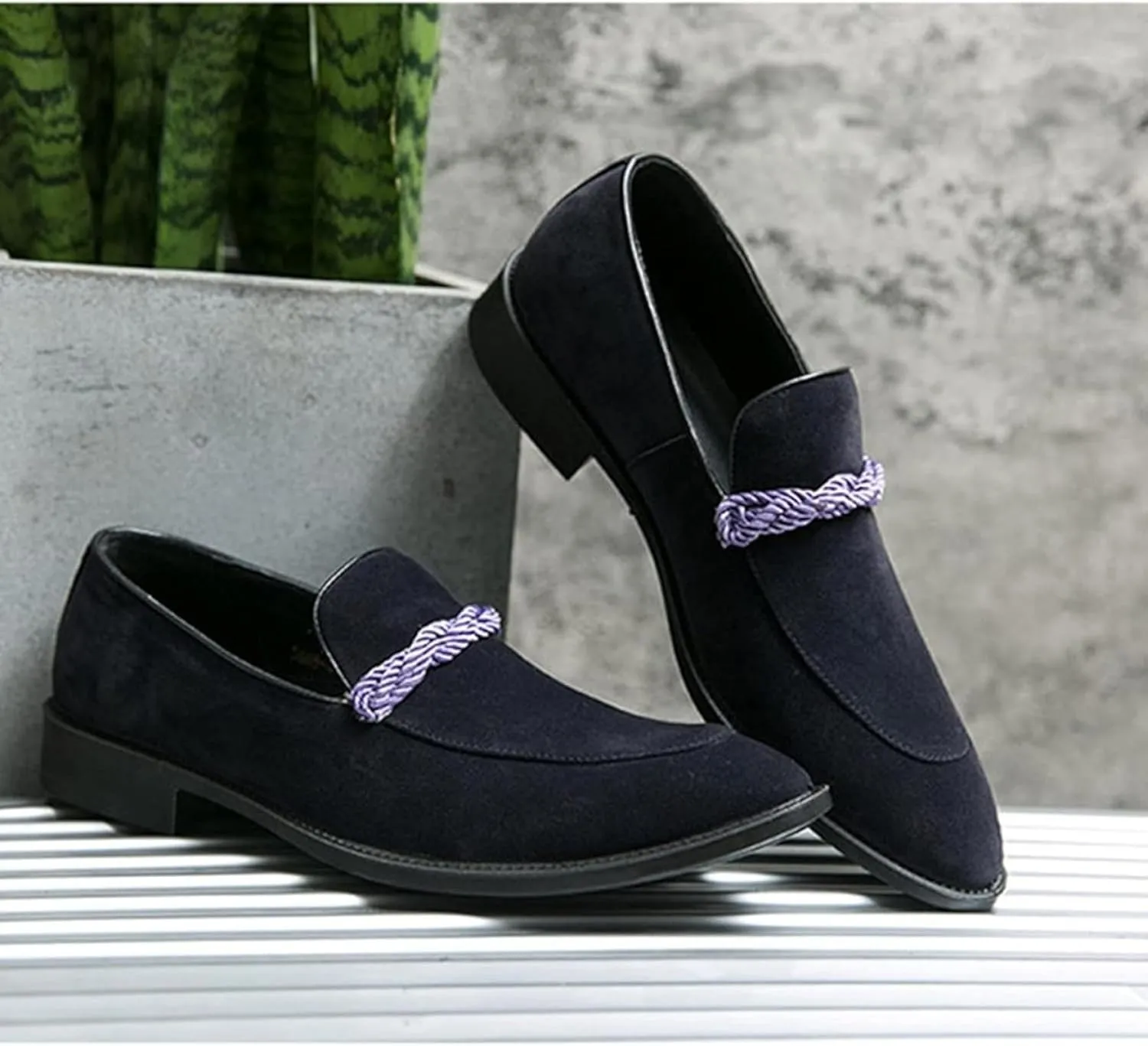 Men's Loafers Spring/Summer Fashion Pointed Flat Shoes Casual Low Top Shoes Commuter City Casual Shoes Men's Formal Shoes