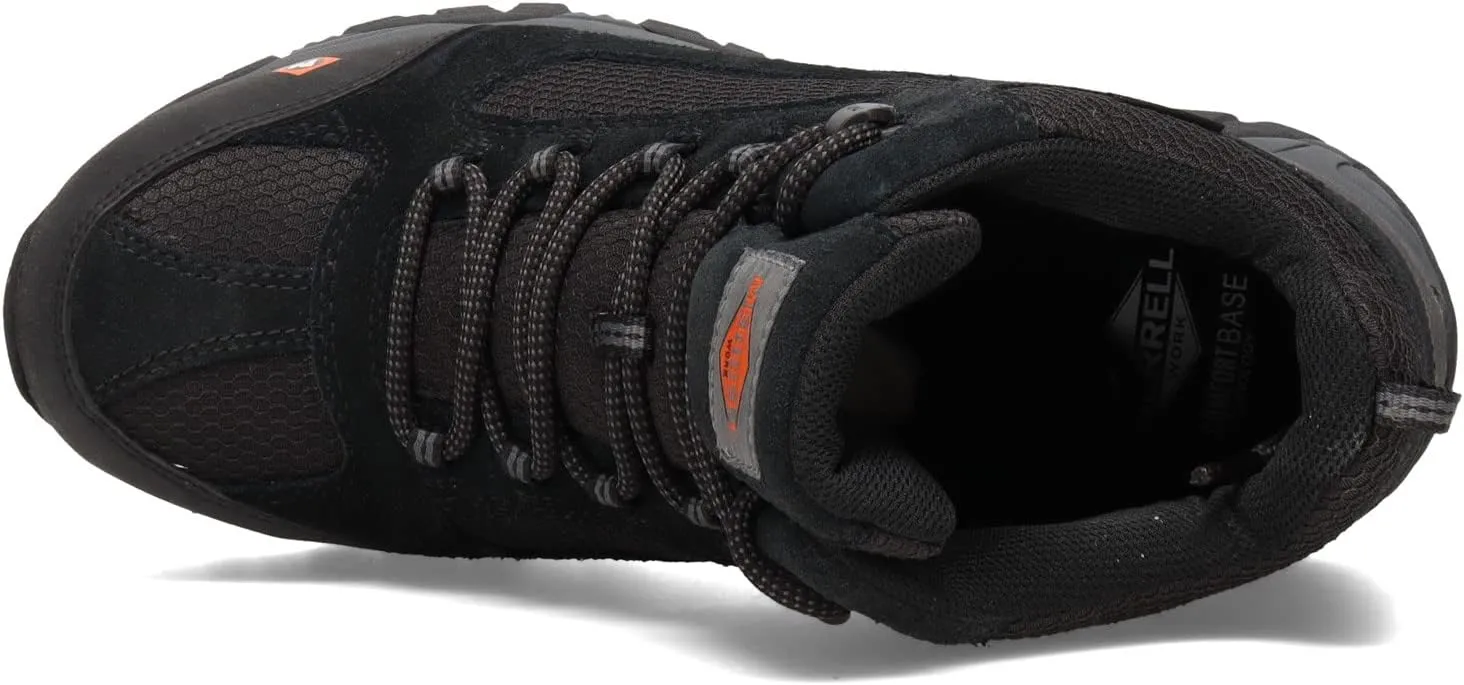 Merrell Work Men's Moab Onset Mid Waterproof Composite Toe Construction Boot