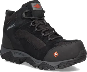 Merrell Work Men's Moab Onset Mid Waterproof Composite Toe Construction Boot